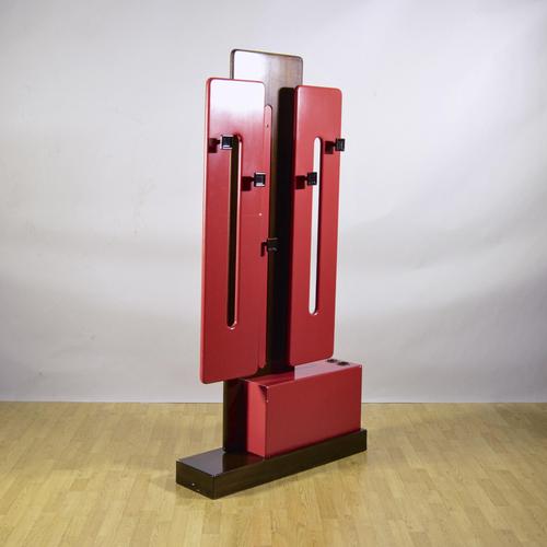 Space Age Red Coat Rack from Luigi Sormani, 1970s For Sale - Image 3 of 18