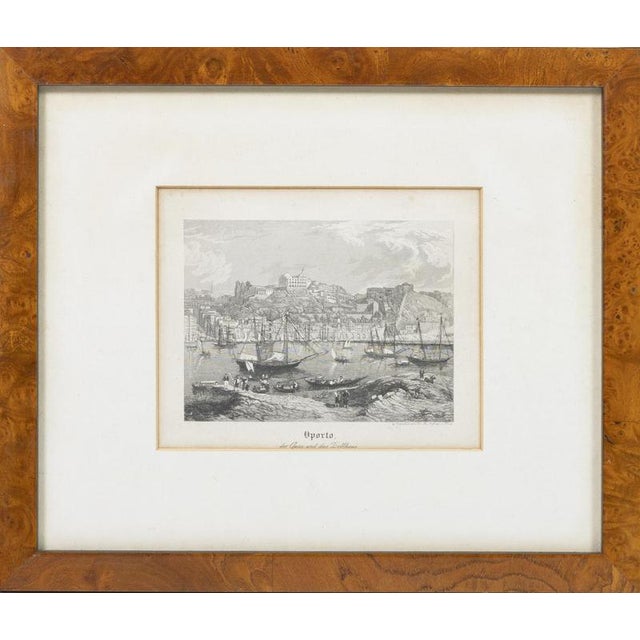 Tuhlstich and Fr. Wien, Views of Porto, Engravings, Set of 2 For Sale - Image 6 of 6