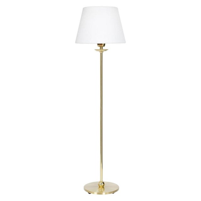 Metal Medium Polished Brass Uno Table Lamp from Konsthantverk For Sale - Image 7 of 7