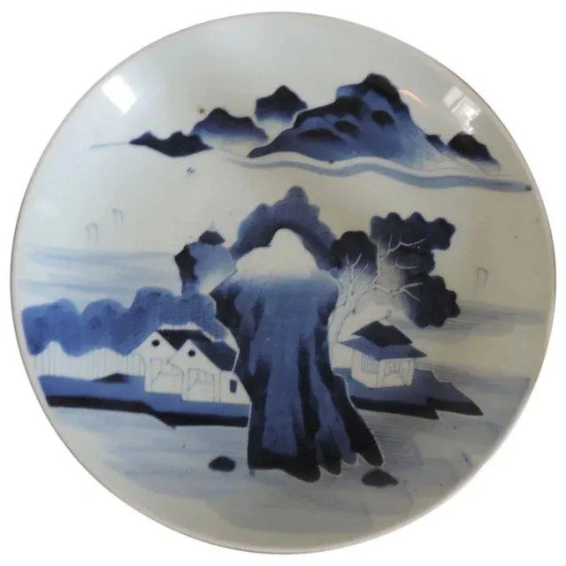 18th Century Blue & White Chinese Porcelain Charger Platter For Sale - Image 10 of 10
