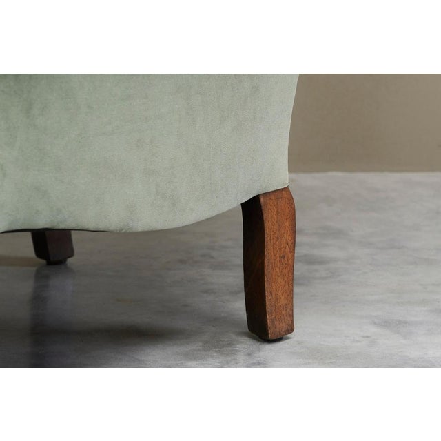 19th Century Horrix Brothers Lounge Chair in Velvet, the Netherlands For Sale - Image 13 of 17