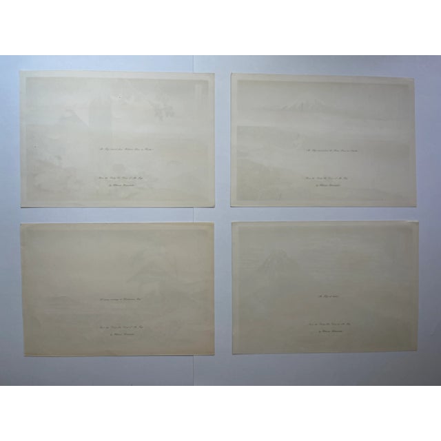 1980s Set of 4 Vintage Katsushika Hokusai Ukiyo Unframed Japanese Woodblock Prints For Sale In Los Angeles - Image 6 of 12
