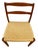 1970s 1970s Mid-Century Danish Modern Ladder-Back Dining Chair With Woven Paper Cord Seat For Sale - Image 5 of 10