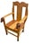 Wood Neo-Folk Art Hand Painted Pine Dog Chair by Craig Carey For Sale - Image 7 of 12