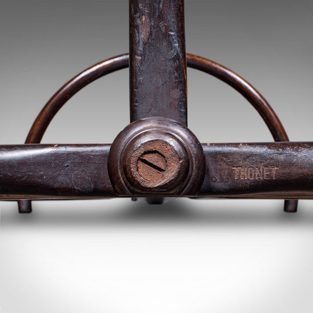 Antique Half Hall Stand, Austrian, Bentwood, Coat Tree, Rack, Thonet, Victorian For Sale - Image 12 of 12