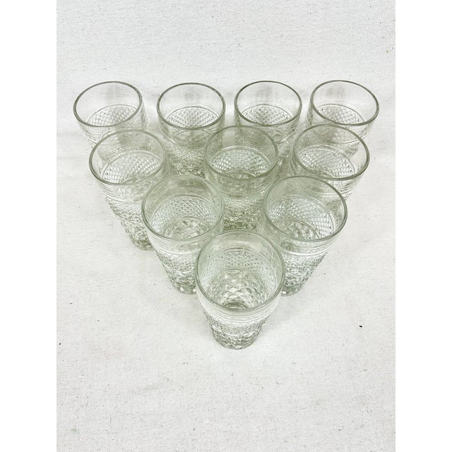Vintage Anchor Hocking Wexford 10 Oz Drinking Glasses Set of 10 Chairish
