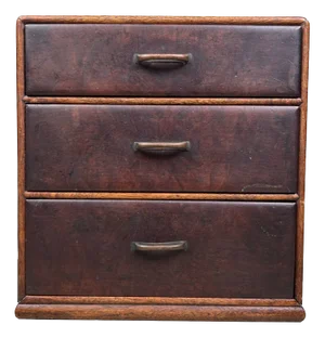 Vintage Japanese Wooden Drawer Cabinet, 1930s