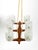 Scandinavian 6-Armed Ceiling Lamp in Teak and with Glass Shades, 1960s For Sale - Image 4 of 18