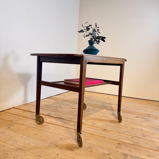 Danish Teak Bar Trolley, 1960s For Sale - Image 3 of 10