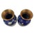 Mid-20th Century Vintage Chinese Hand Made Cloisonne Vases - Pair For Sale - Image 4 of 10