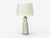 Ceramic 1960s Gordon & Jane Martz, Large Table Lamp, Light Grey Ceramic, Usa For Sale - Image 7 of 9