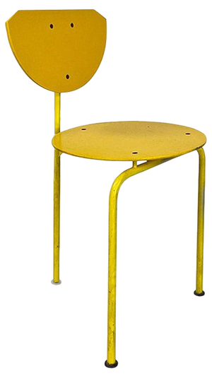 Italian Modern Alien Chair in Metal and Wood attributed to Carlo Forcolini for Alias, 1980s