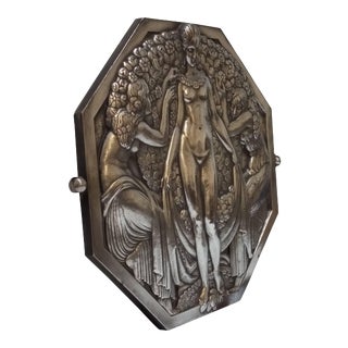 French Art Deco Medallion by Pierre Turin For Sale