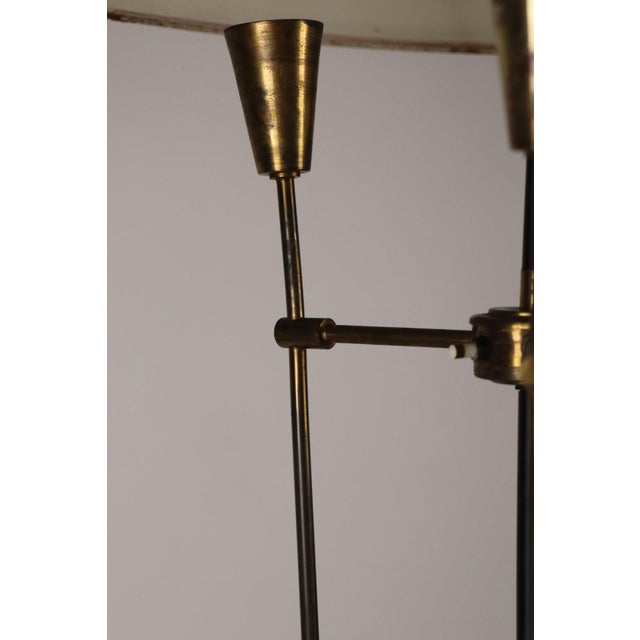 Vintage Floor Lamp in Metal and Brass from Arlus, 1960s For Sale - Image 12 of 18