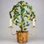 Wood Mid 20th Century Hollywood Regency Italian Lemon Tole Tree Iron Wall Sconce W/ Bamboo Pot For Sale - Image 7 of 7
