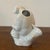 French Art Deco White Ceramic Monkey Creamer - Figural Primate Pitcher For Sale - Image 4 of 6