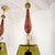 Metal Olive Green, Mid Century Modern, Murano Glass Pendant Lights - a Pair For Sale - Image 7 of 14