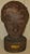 1950s Original 1956 Gaetano Cecere Clay Sculpture Woman Head Bust "Eunice" For Sale - Image 5 of 13