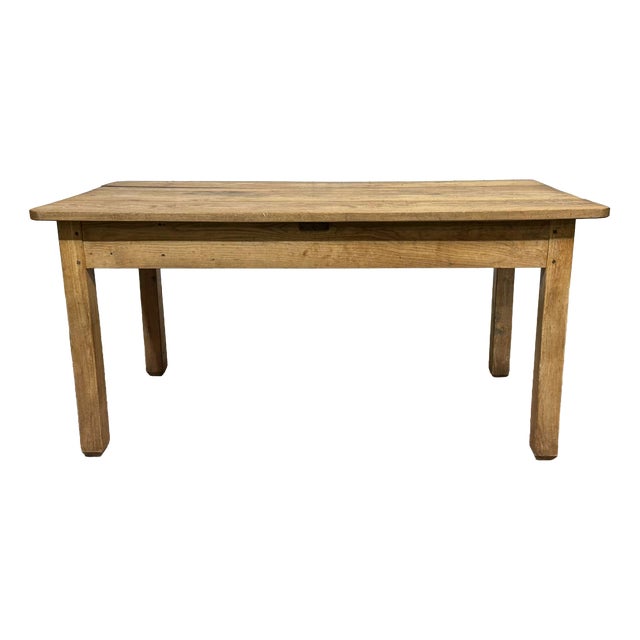 Extendable Oak Table with Gothic Decoration, 1930s For Sale