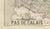 Gray Antique Map of Pas-De-Calais by Vuillemin, 1850 For Sale - Image 8 of 10