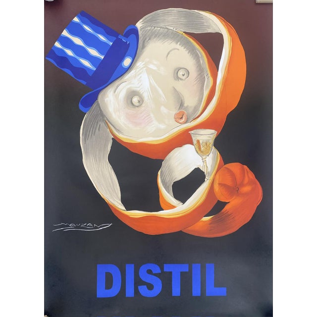 Distil Poster from Mauzan, 1998 For Sale