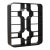 Century Black Solid Wood Shelf / Bookcase For Sale