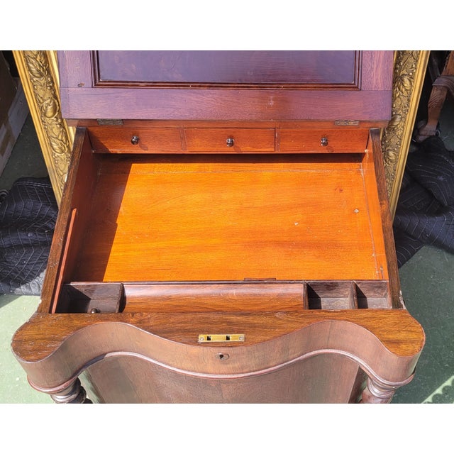 19th Century Victorian Barley Twist Davenport Desk For Sale - Image 13 of 17