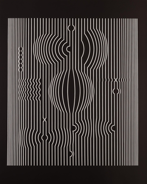 Victor Vasarely, MANIPUR, Lithograph