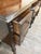 Antique Art Nouveau Walnut Vanity With Adjustable Mirror For Sale - Image 10 of 15