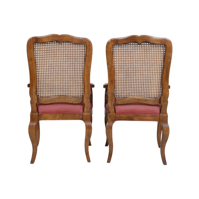 Baker Furniture Company Baker Furniture French Country Armchairs, a Pair For Sale - Image 4 of 11