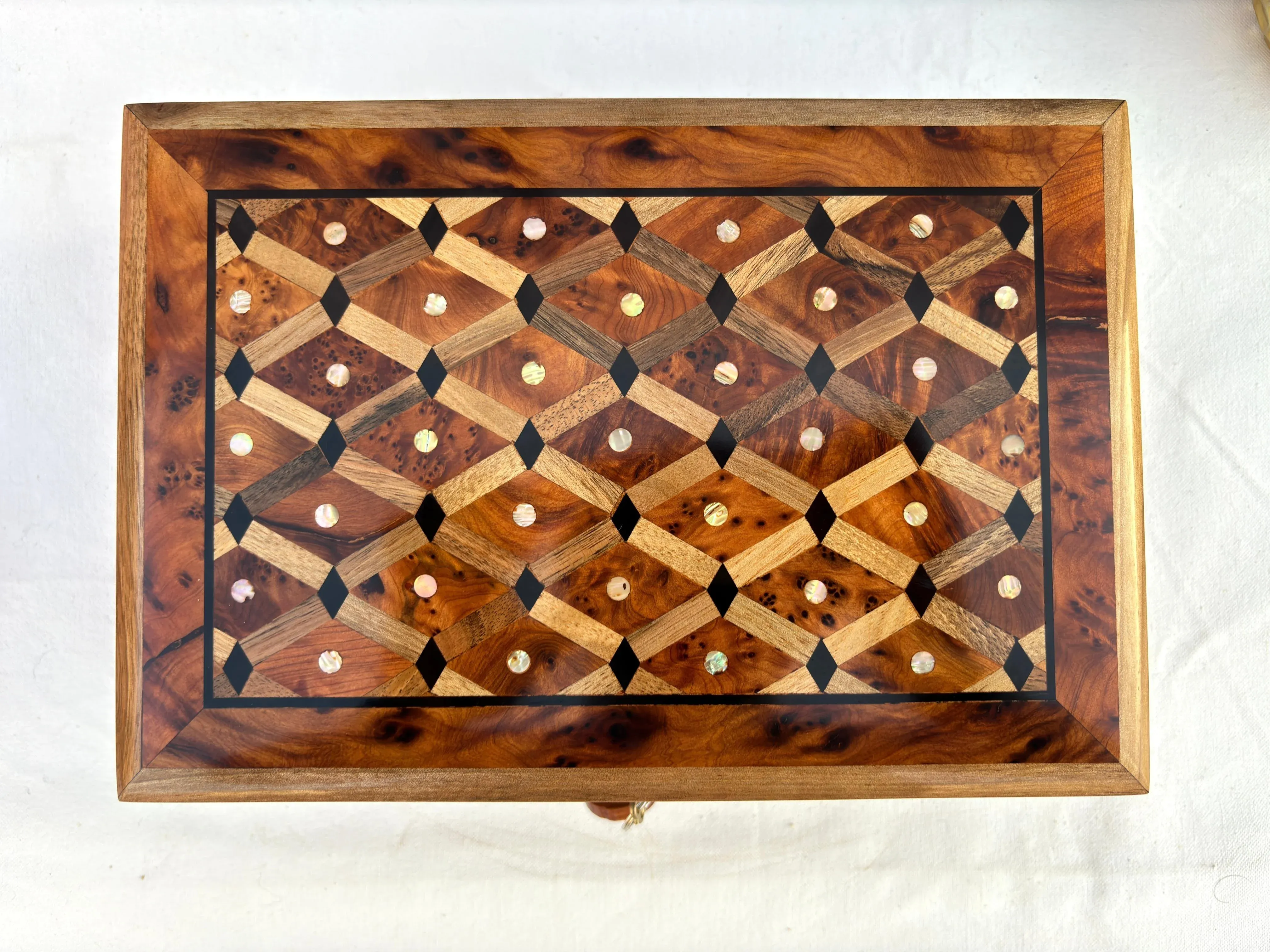 Buy Thuya Wood Burl Wooden Handcarved Ashtray - Moroccan Rare Wood