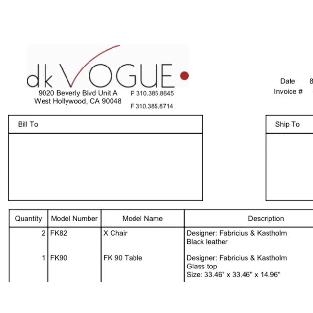 Pair Fk-82 Armchair in Black Leather by Fabricius and Kastholm for Kill International For Sale - Image 12 of 12