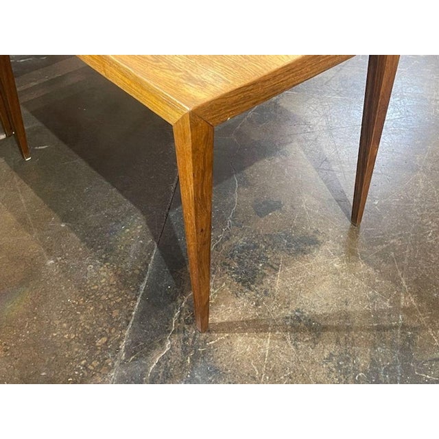 Pair of Dutch MCM Oak Side Tables For Sale In Dallas - Image 6 of 8