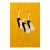 Japanese Crane Wall Art, Gold Decorative Bird Print, 20" X 30" For Sale