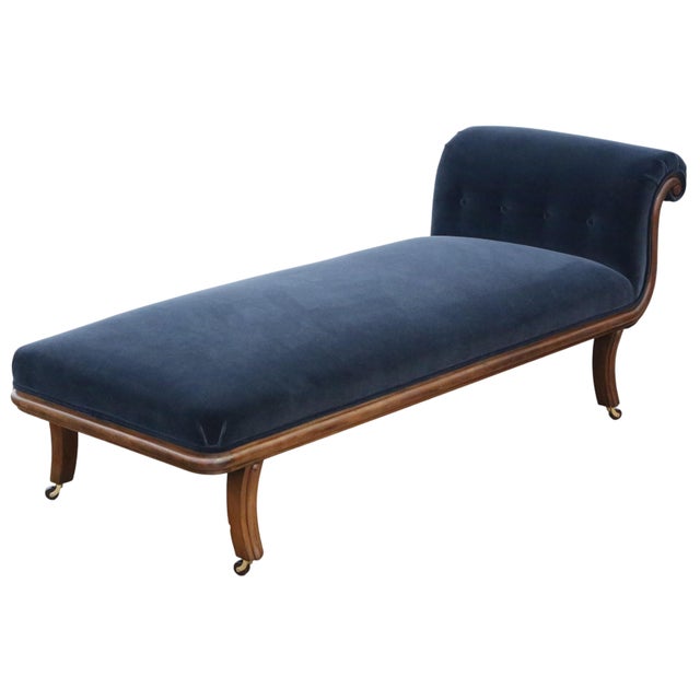 Antique Mahogany Chaise Lounge, 19th Century For Sale - Image 3 of 13