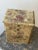 Antique Floral-Printed Fabric Covered Tabletop Haberdashery Cabinet, Circa Early 20th Century For Sale - Image 9 of 17