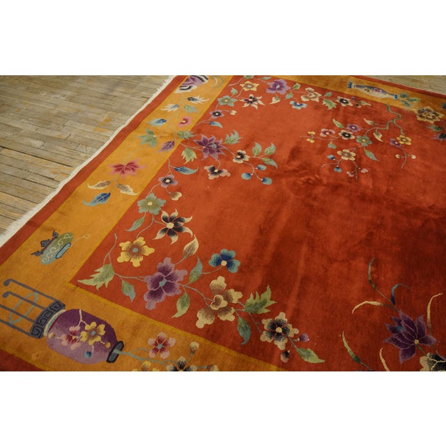 Textile 1920s Chinese Art Deco Carpet For Sale - Image 7 of 12