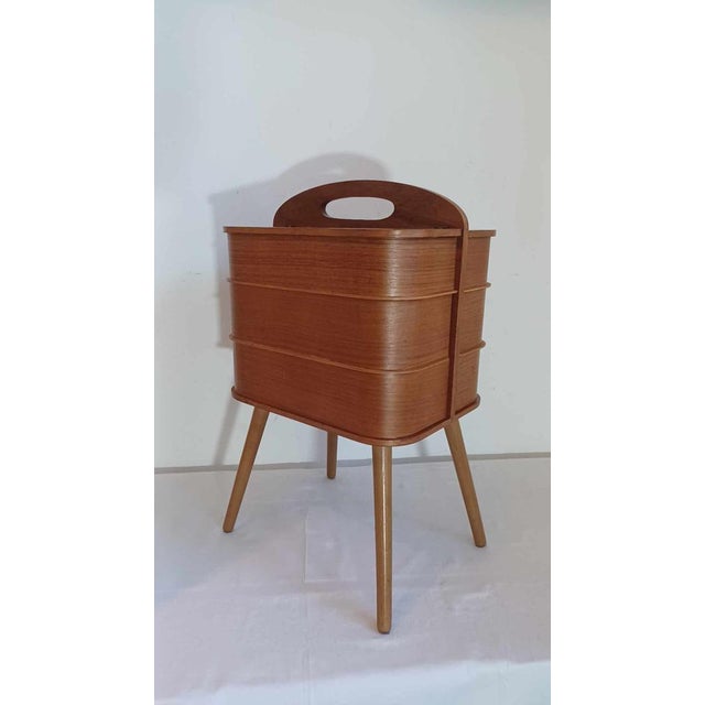 Danish Sewing Box in Teak, Nähkasten, 1960s For Sale - Image 14 of 18