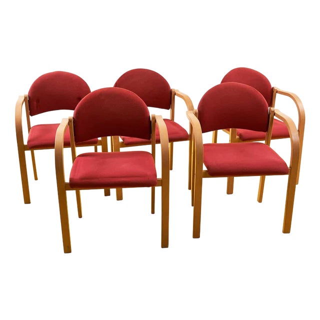 Dining Chairs in Bentwood, Set of 5 For Sale