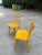 1970s 1970s Pair of Danish Yellow Mid Century Chairs- a Pair For Sale - Image 5 of 7