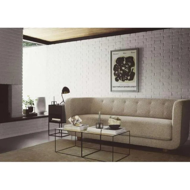 49 Dark Grey Frame Sideboard with 3-Drawers by Lassen For Sale - Image 6 of 12