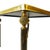 1960s Vintage Brass Side Table in Black Smoked Glass, 1960s For Sale - Image 5 of 9