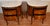 1930s Pair French Louis XV Walnut Satinwood Inlay & Marble Top Nightstands / Small Commodes For Sale - Image 13 of 18