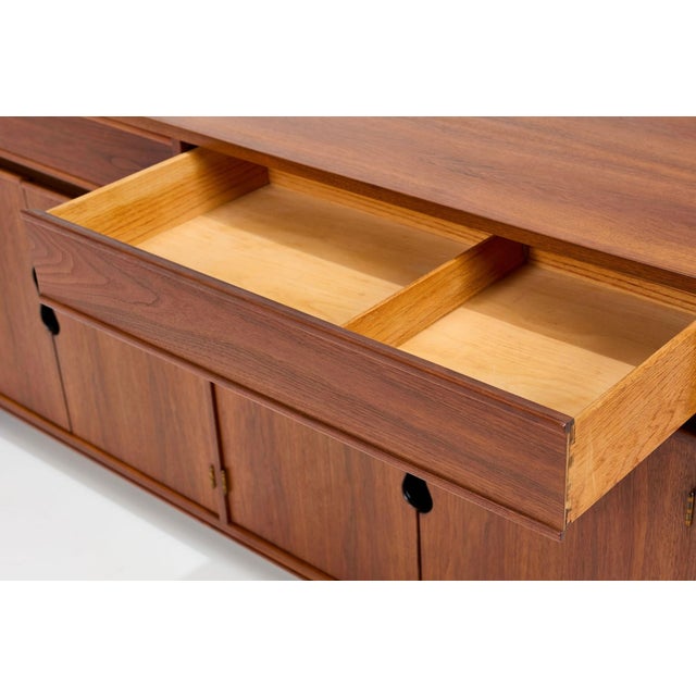 1950s Keyhole Credenza by Brown Saltman Likely Designed by Paul Laszlo For Sale - Image 13 of 18