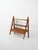 Small Vintage Bookcase with Magazine Rack, 1950s For Sale - Image 3 of 8