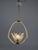 Italian Art Deco Murano Glass and Brass Pendant Light, 1930s For Sale - Image 11 of 18
