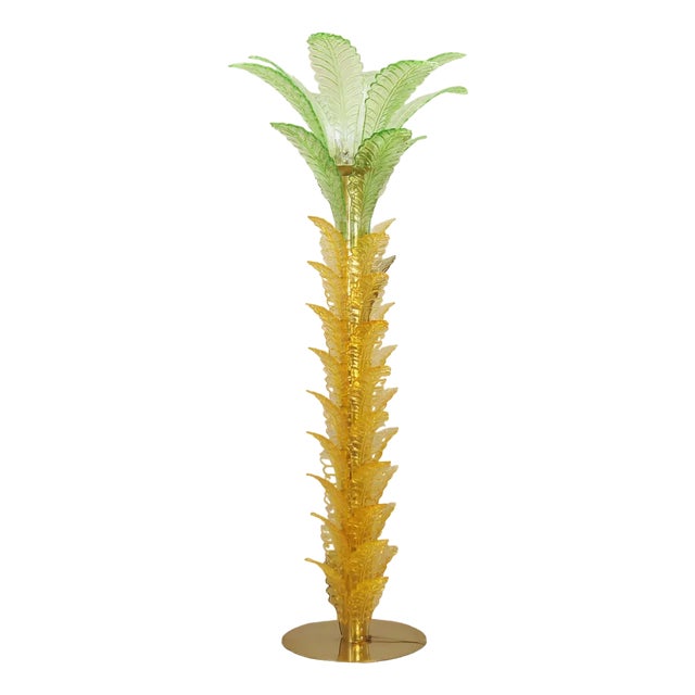 Italian Palma Lamp in Murano Glass, Italy, 1970s For Sale