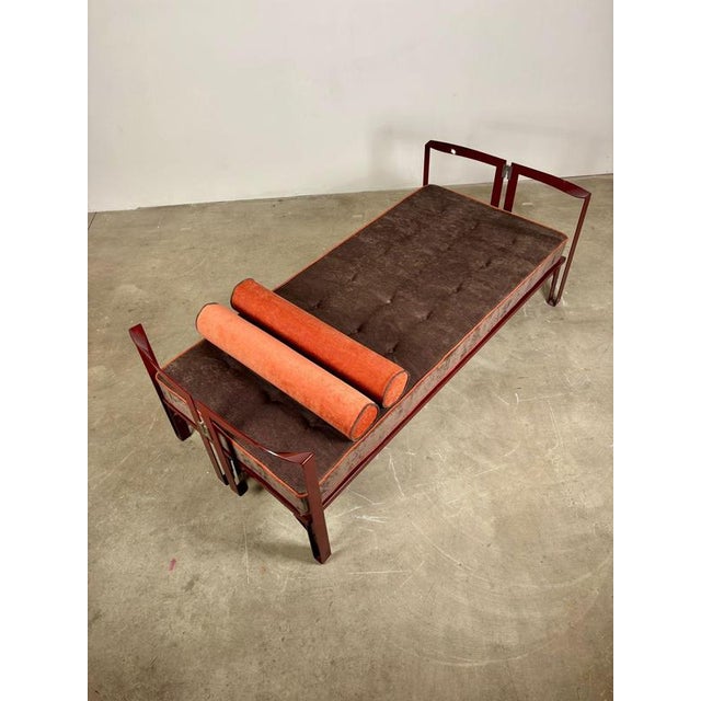 Vanessa Single Bed attributed to Tobia Scarpa for Simon, Italy, 1960s For Sale - Image 10 of 11
