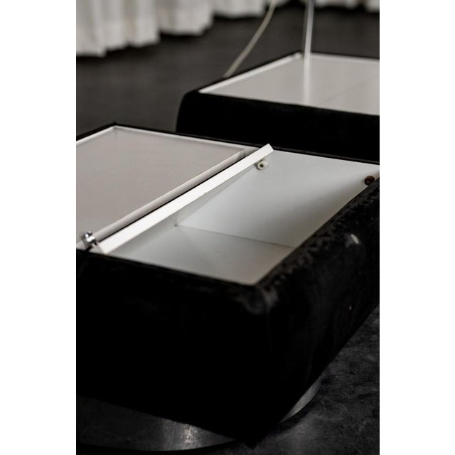 Side Tables with Integrated Lamp, 1980s, Set of 2 For Sale - Image 6 of 12