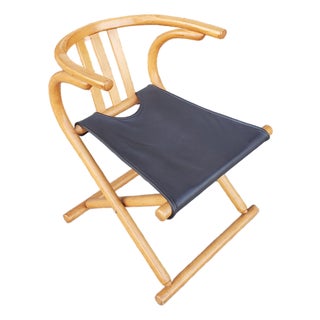 1950s Bentwood Foldable Chair Attributed to Thonet For Sale